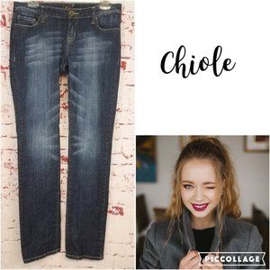 CHIOLE Low Rise Denim Skinny Jeans Women's 9